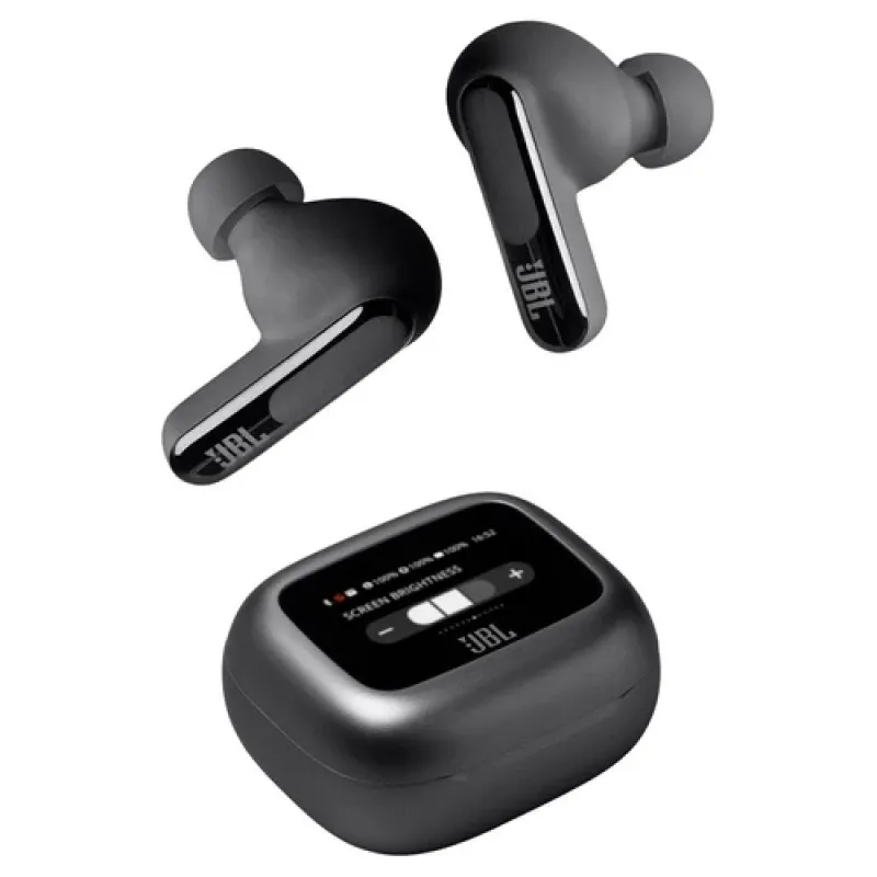 JBL Live BEAM 3 True Wireless Noise-Cancelling Earbuds with Stick-closed Design and Smart Charging Case