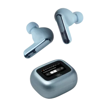 JBL Live BEAM 3 True Wireless Noise-Cancelling Earbuds with Stick-closed Design and Smart Charging Case