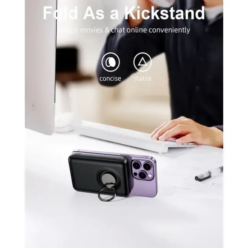 Joyroom Power Bank - JR-W050, Black, 10000 mAh Joyroom Power Bank - JR-W050, Black, 10000 mAh