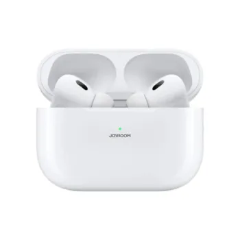 Joyroom Wireless Bluetooth Earphone, Volume Control, Voice Assistant, HD Call - JR-T03S PRO MAX - White Joyroom Wireless Bluetooth Earphone, Volume Control, Voice Assistant, HD Call - JR-T03S PRO MAX - White