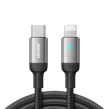 Joyroom USB Type-C to Lightning Cable - S-A10, Black, 1.2 Meter
