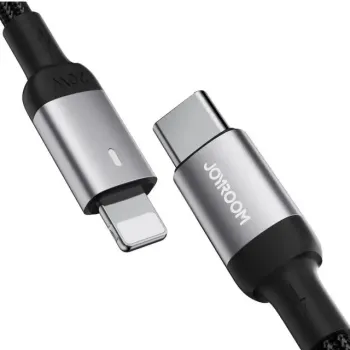 Joyroom USB Type-C to Lightning Cable - S-A10, Black, 1.2 Meter