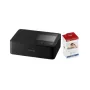 Canon SELPHY CP1500, Wi-Fi, 41 Second Printing, 8.9cm LCD - Black & Canon KP-108IN Color Ink and Paper Set