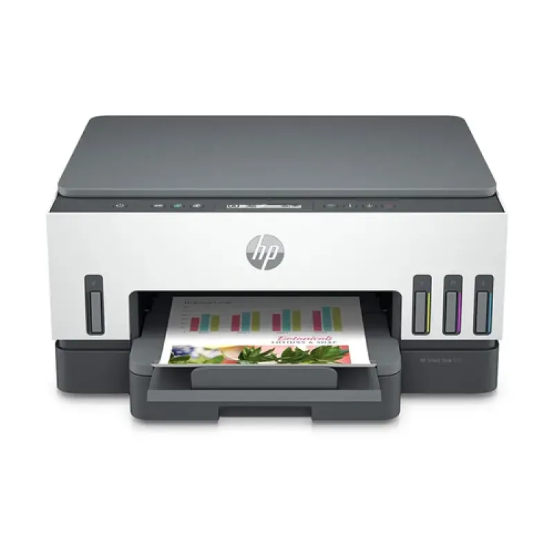HP Smart Tank 720 All-in-One Printer Wireless, Print, Scan, Copy, Auto Duplex Printing, Print up to 18000 black or 8000 color pages - 6UU46A - Grey HP Smart Tank 720 All-in-One Printer Wireless, Print, Scan, Copy, Auto Duplex Printing, Print up to 18000 black or 8000 color pages - 6UU46A - Grey