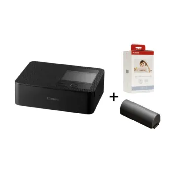 Canon SELPHY CP1500, Wi-Fi, 41 Second Printing, 8.9cm LCD - Black & KP-108IN Color Ink and Paper Set & NB-CP2LH Battery Pack Canon SELPHY CP1500, Wi-Fi, 41 Second Printing, 8.9cm LCD - Black & KP-108IN Color Ink and Paper Set & NB-CP2LH Battery Pack