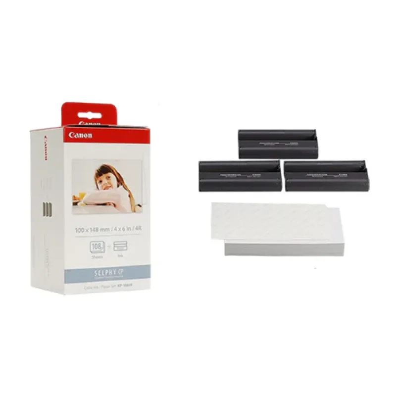 Canon KP-108IN Color Ink and Paper Set Canon KP-108IN Color Ink and Paper Set