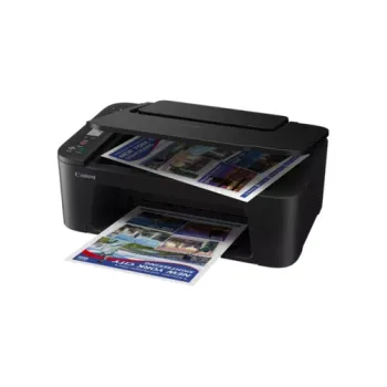 Canon PIXMA TS3640 Wireless Color All-in-One Inkjet Photo Printer, Print, Copy & Scan - Black & Canon Photo Paper Plus Glossy II PP-201 Gift 