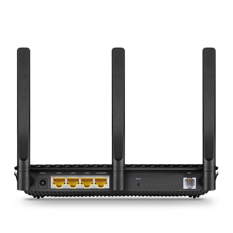 TP-Link AC2100 Wireless MU-Mimo VDSL-ADSL Modem Router Archer VR600 - Black TP-Link AC2100 Wireless MU-Mimo VDSL-ADSL Modem Router Archer VR600 - Black