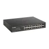 D-Link DGS-1100-18PV2 Smart Managed PoE Switch, 18-Port Gigabit with 2 Combo RJ45/SFP ports