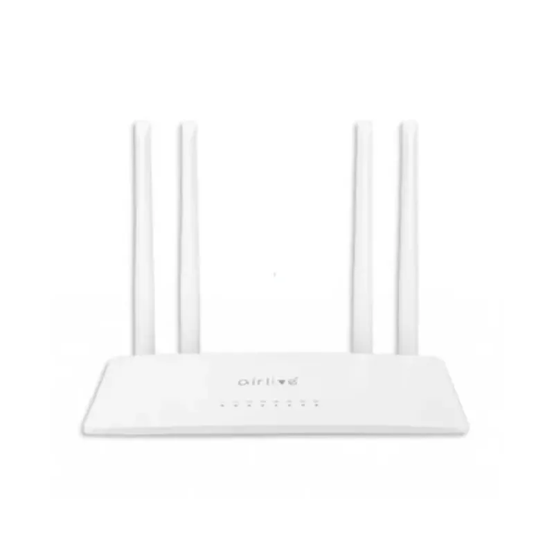 Airlive Wi-Fi 5 AC1200 Dual Band Wireless Router - White Airlive Wi-Fi 5 AC1200 Dual Band Wireless Router - White