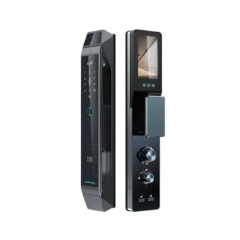 Lezn Smart Lock R8 Face Version With Face, Fingerprint, Password, Key Emergency, Card - Night Vision