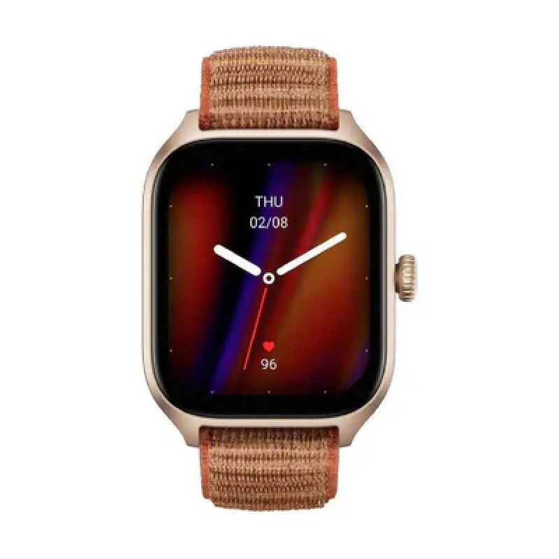 Amazfit GTS 4 AMOLED, 1.75" inches, 8 days Battery Life, 154 Sports Modes, Alexa Built-in - Autumn Brown Amazfit GTS 4 AMOLED, 1.75" inches, 8 days Battery Life, 154 Sports Modes, Alexa Built-in - Autumn Brown