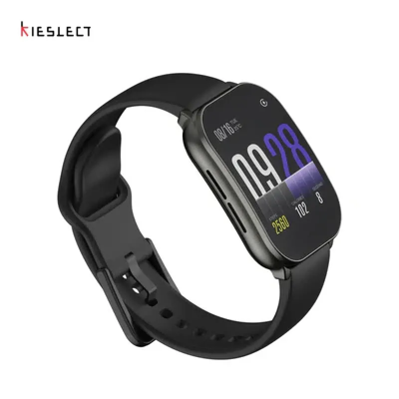 Kieslect Calling Watch Balance Note, Bangla language support, Breath Training, Health Monitoring - Black Kieslect Calling Watch Balance Note, Bangla language support, Breath Training, Health Monitoring - Black