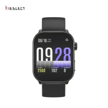 Kieslect Calling Watch Balance Note, Bangla language support, Breath Training, Health Monitoring - Black