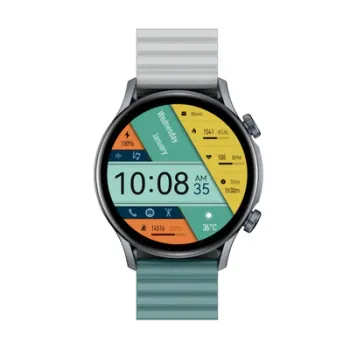 Kieslect Kr Pro Ltd Smart Calling Watch, 1.43" HD Colorful AMOLED Display, Bluetooth Calling, Water Resistance ( Double Strap ) - Silver Kieslect Kr Pro Ltd Smart Calling Watch, 1.43" HD Colorful AMOLED Display, Bluetooth Calling, Water Resistance ( Double Strap ) - Silver