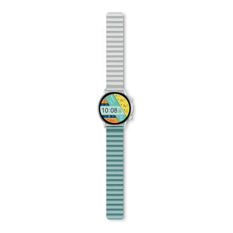 Kieslect Kr Pro Ltd Smart Calling Watch, 1.43" HD Colorful AMOLED Display, Bluetooth Calling, Water Resistance ( Double Strap ) - Silver Kieslect Kr Pro Ltd Smart Calling Watch, 1.43" HD Colorful AMOLED Display, Bluetooth Calling, Water Resistance ( Double Strap ) - Silver