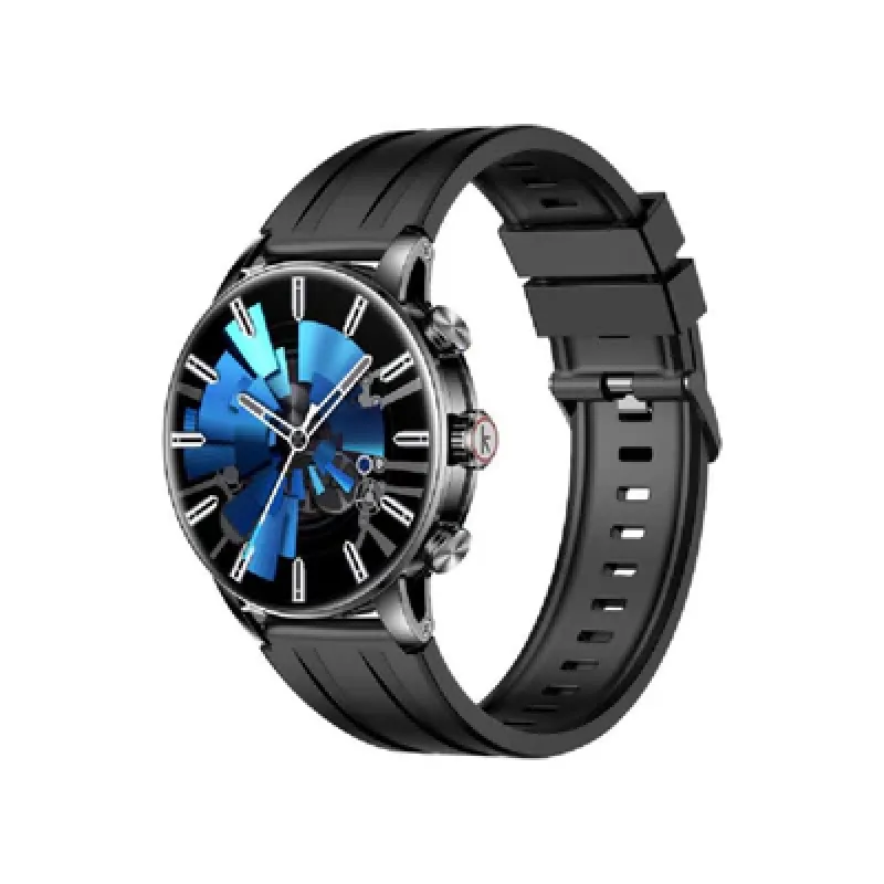 Kieslect Kr2 Pro Smart Calling Watch Double Straps - Iron Grey (Support Arabic & English Language)