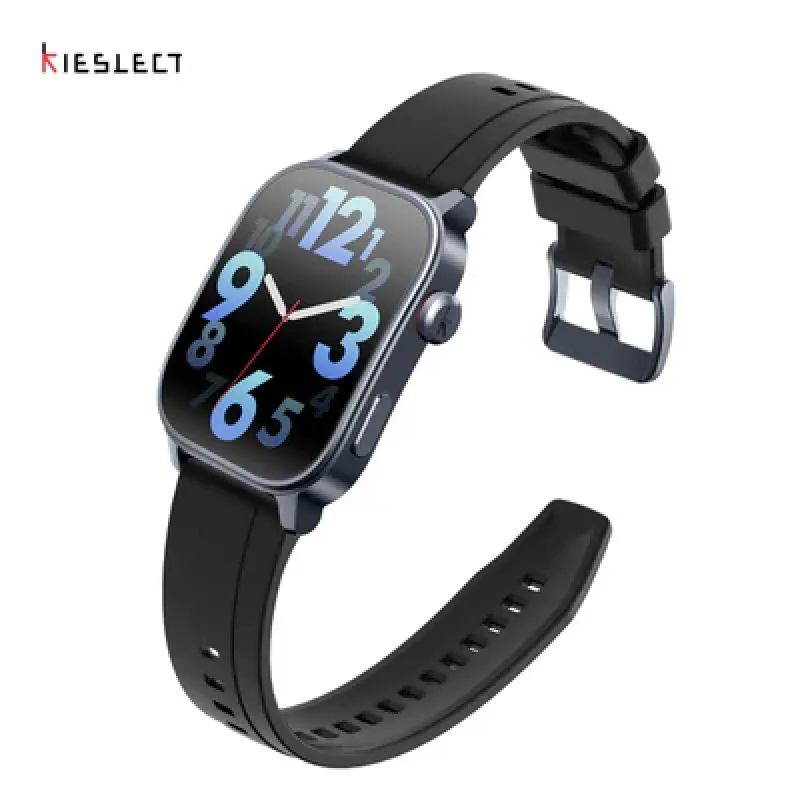 Kieslect Smart Calling Watch Ks3, 2.1 Amoled Display, Silicon Strap, Waterproof - Black Kieslect Smart Calling Watch Ks3, 2.1 Amoled Display, Silicon Strap, Waterproof - Black