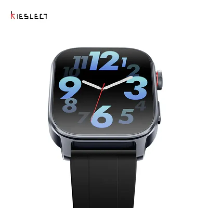 Kieslect Smart Calling Watch Ks3, 2.1 Amoled Display, Silicon Strap, Waterproof - Black Kieslect Smart Calling Watch Ks3, 2.1 Amoled Display, Silicon Strap, Waterproof - Black
