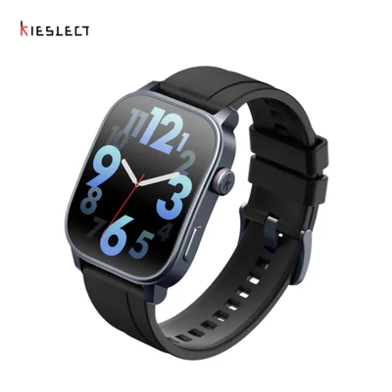 Kieslect Smart Calling Watch Ks3, 2.1 Amoled Display, Silicon Strap, Waterproof - Black Kieslect Smart Calling Watch Ks3, 2.1 Amoled Display, Silicon Strap, Waterproof - Black