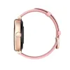 Kieslect Smart Watch Pura Reno With 1.19" AMOLED Display, and Supports Bluetooth Calling, (Dual Strap) - Gold