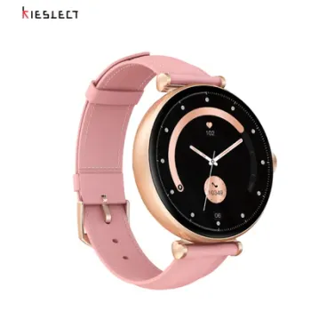 Kieslect Smart Watch Pura Reno With 1.19" AMOLED Display, and Supports Bluetooth Calling, (Dual Strap) - Gold