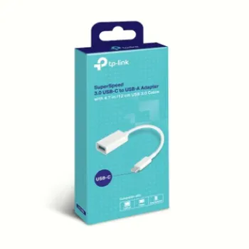 TP-LINK Super Speed 3.0 USB-C to USB-A Adapter - UC400 - White