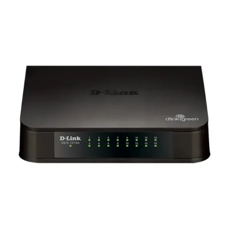 D-Link DES-1016A Switch, 16-port Fast Ethernet, 10/100 Mbps D-Link DES-1016A Switch, 16-port Fast Ethernet, 10/100 Mbps