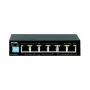 D-Link DES-F1006P-E Long Range PoE+ Surveillance Switch, 6-Port Fast Ethernet, 10/100 Mbps