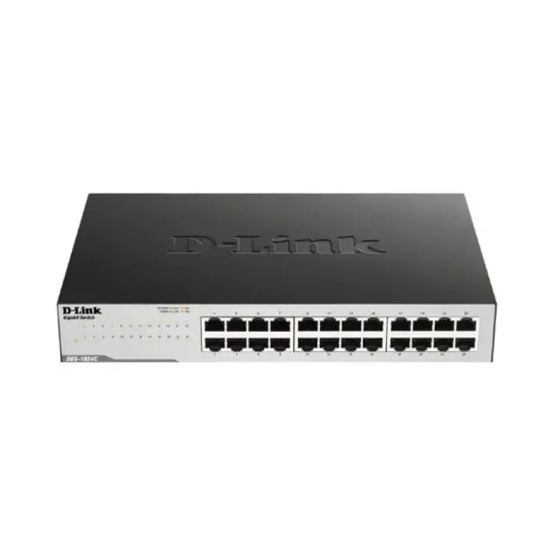 D-Link DGS-1024C Unmanaged Switch, 24-Port Gigabit